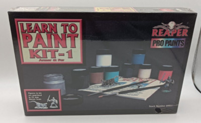 NEU ungeöffnet Reaper Pro Paints  learn to paint kit 1 Armoer & Fur sealed RAR
