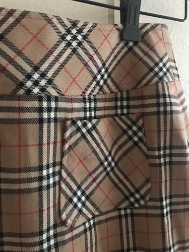 Burberry A-Line Skirt with Pockets Nova Check Size 38 (M) - Picture 4 of 6