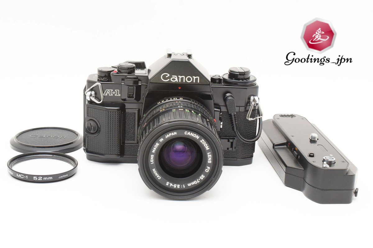 🎦[N MINT] Canon A-1 35mm SLR Film Camera / NFD 35-70mm f/4 Power