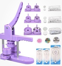 RC Crafts Button Making Press 1, 1.25 2" Round Button Press Supplies