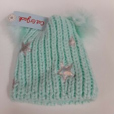 Cat  Jack - Girls' Star Pom Beanie - One Size