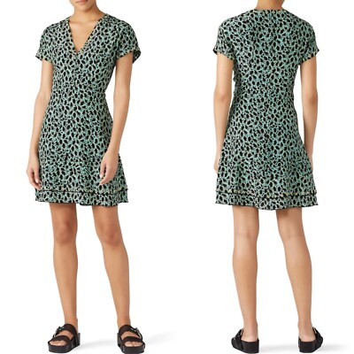 slim fit dress slacks Derek Lam 10 Crosby Evi Midi Dress, Green / 2 main image 1