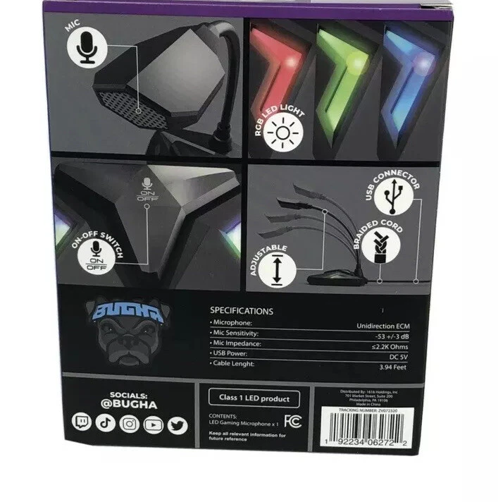 World Cup Bugha exclusive LED gaming microphone for PC NEW 2020 - Image 3 of 4