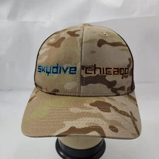 Sky Dive Chicago The Classics Yupoong Trucker Cap Hat Camo Snapback