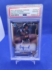2021 Bowman Chrome Liover Peguero 1st Auto PSA 10