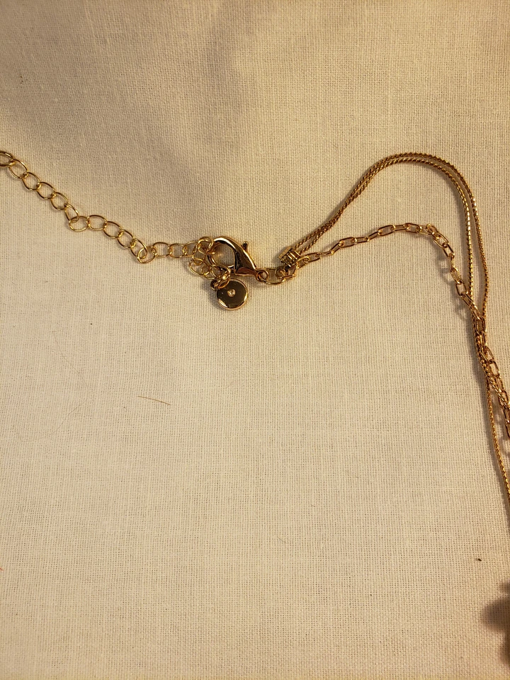 House of Harlow Collar Cristal Rosa con Pulsera Palanca A Juego Foto 3 de 4