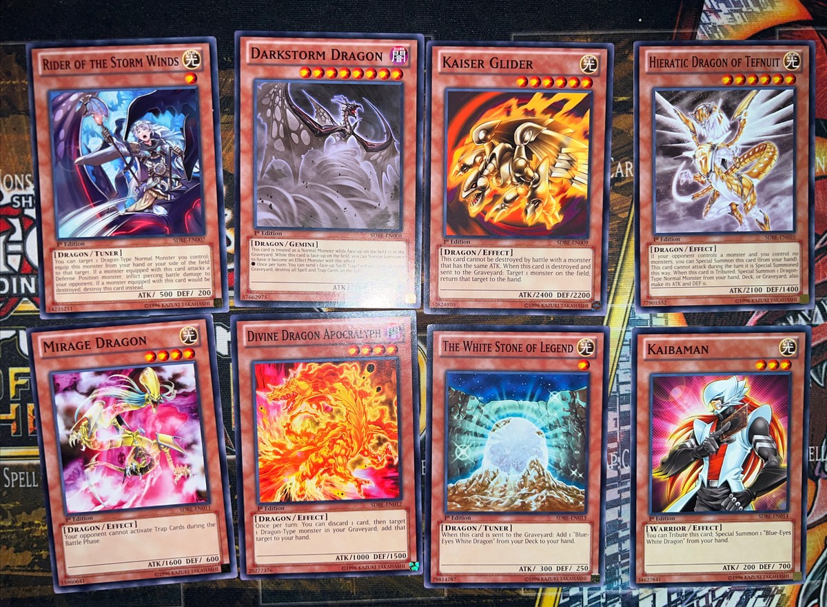 Yugioh Structure Deck Saga of the Blue-Eyes White Dragon 1st Edition NM