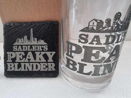 Peaky Blinders Sadlers black with bullet decanter box set can be personalised - Picture 7 of 10