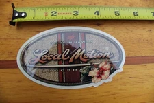 LOCAL MOTION Longboards Surfboards Aloha Flower Hawaii Vintage Surfing STICKER