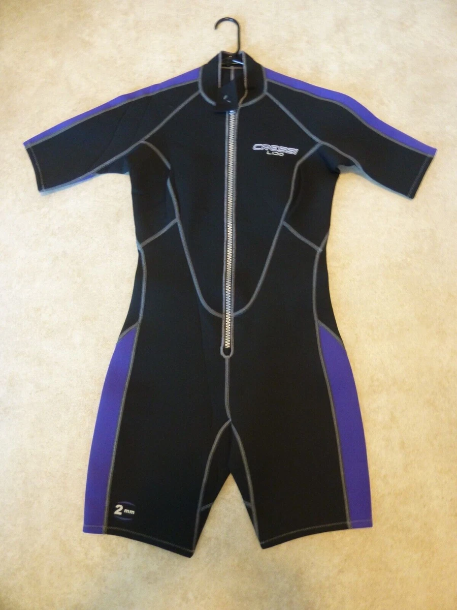 Traje Cressi Tortuga Lady 2.5 Mm Talla XS Color Negro Con Lila