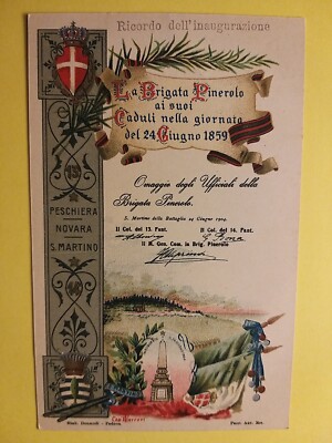 Tribute of the officers of the Pinerolo Brigade (Turin). Inauguration memory.