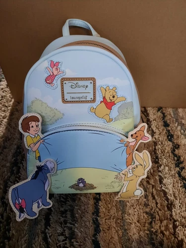 Loungefly Disney Winnie The Pooh 95th Anniversary Celebration Toss Mini Backpack