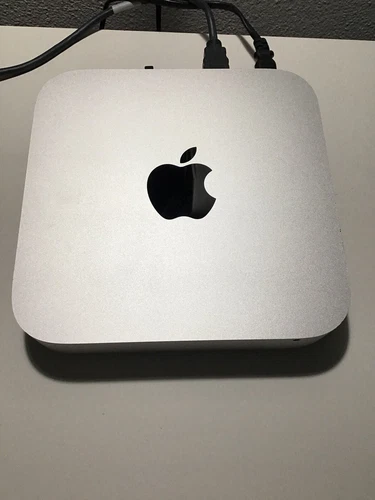 Apple Mac Mini (256GB SSD, Intel Core i5-4260U, 4GB RAM) Desktop PC - Silber...