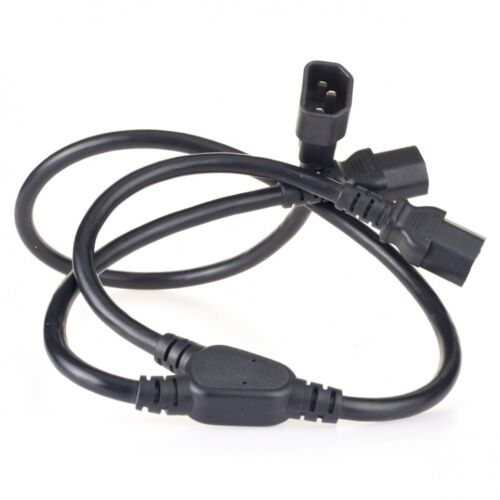 LASE 6ft AC Power Cable Y Splitter for Sub Woofer to Full Range Powered Speaker  - Picture 1 of 7