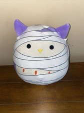 Squishmallows Holly the Mummy Owl Halloween Plush Doll Toy 8" Inch