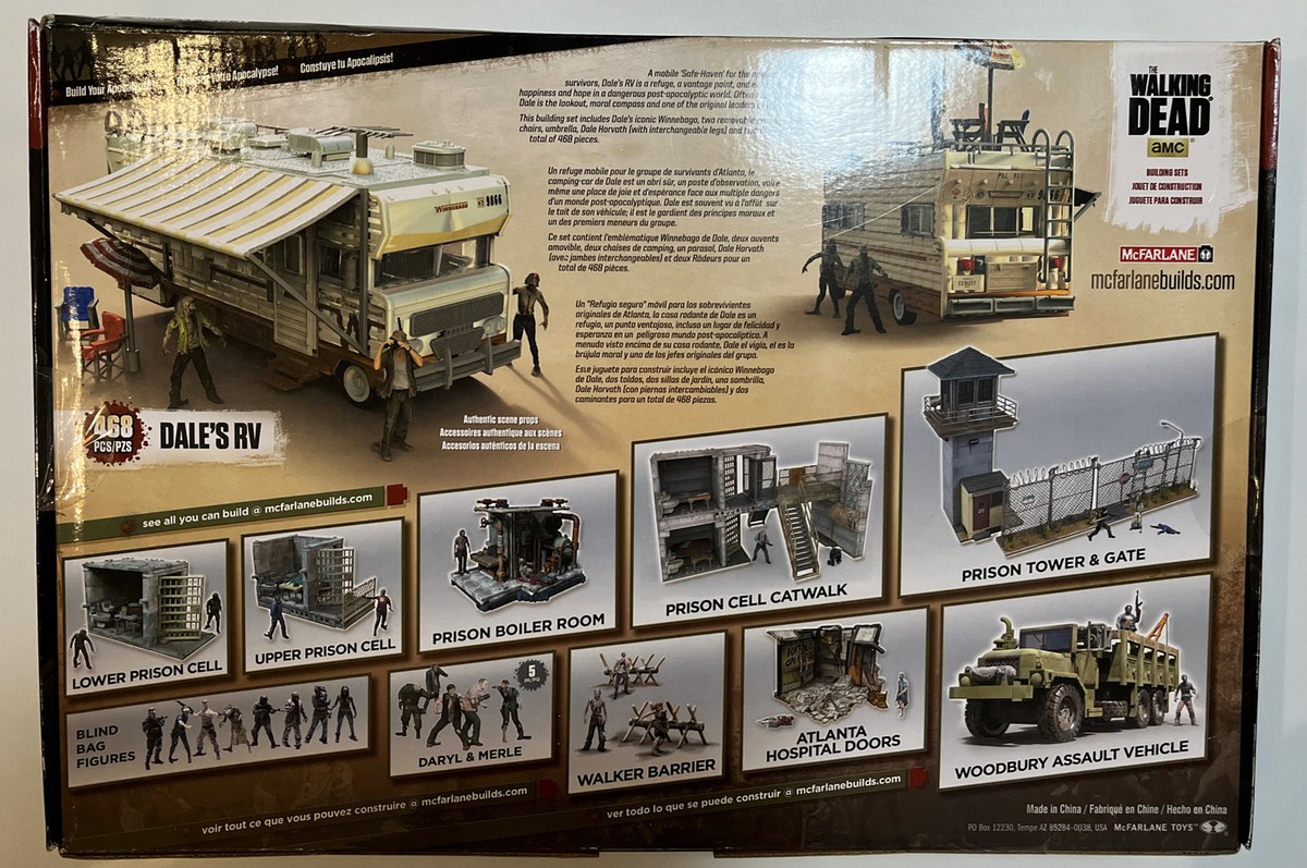 McFarlane The Walking Dead Dales RV Building Set Camper 14528 468 pcs