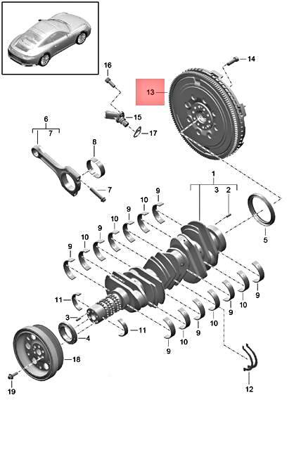 Genuine PORSCHE 911 Carrera 2. Ge 991 Dual-Mass Flywheel 