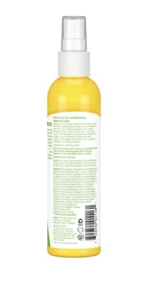 Tónico equilibrador de cáñamo Alba Botanica 6 oz aceite de semilla de cáñamo spray lote de 18 botellas Foto 2 de 3
