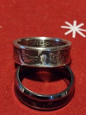 walking liberty half dollar coin ring