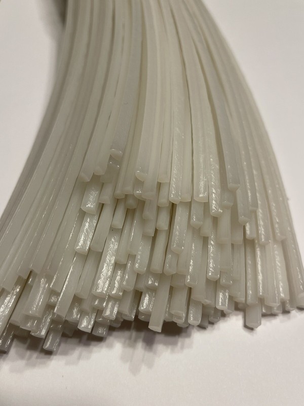 PP Polypropylene Plastic Welding Rods-20ft, 20pk (12in x 5.7mm Triangle) Repair