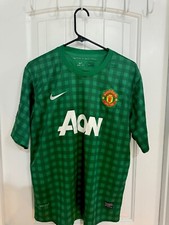 2012-13 manchester united goalkeeper jersey men’s small