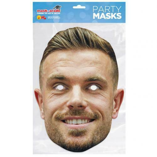 Jordan Henderson Mask Liverpool FC Face Mask Party Halloween Mask Football Sport