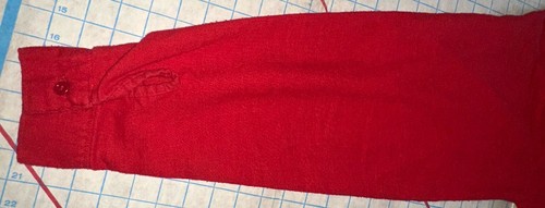 Big Mike Button Up Hemd Chamois Solid Red Herren XL ACWA Union Made USA - Bild 9 von 15