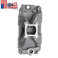 For Bbc Big Block Chevy V8 396 402 427 454 Oval Port Intake Manifold Aluminum