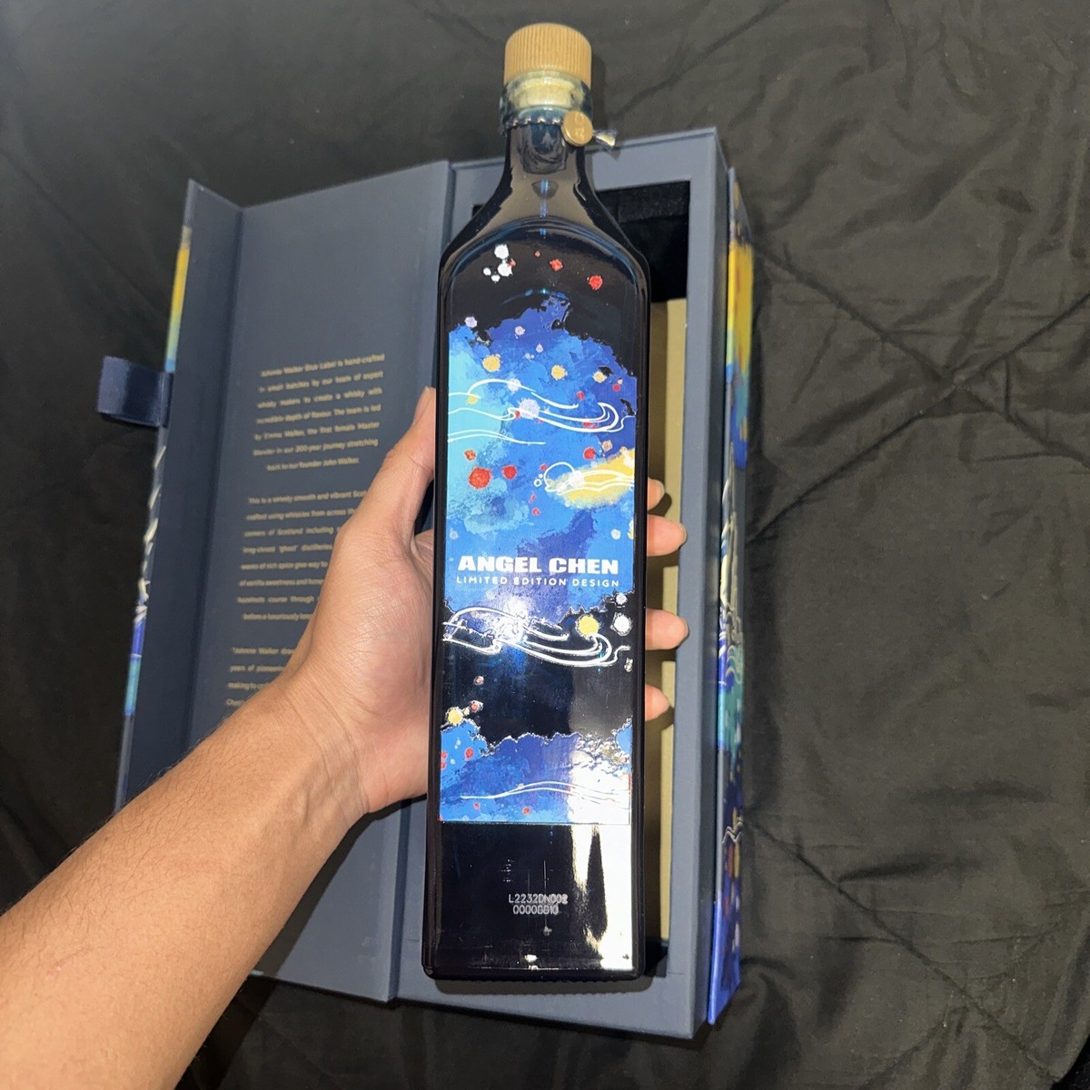 Johnnie Walker Blue Label Angel Chen Limited Edition Design BOX +