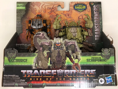 Transformers Rise Of The Beasts Alliance SCOURGE & SCORPONOK New In Hand ROTB