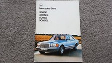 MERCEDES BENZ 380 500 SE SEL S CLASS SALES BROCHURE 1980