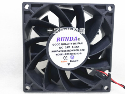 1PC RUNDA RD9238B24L-S 24V 0.41A 2-wire inverter cooling fan #