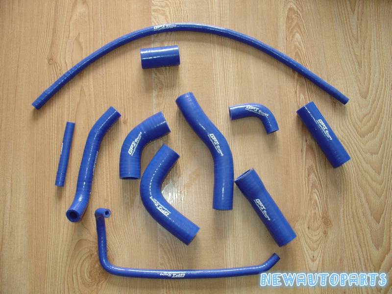 Manguera de radiador de silicona negra para Yamaha YZF R6 R 6 2006-2018 17 16 15 14 13 12 Foto 2 de 4