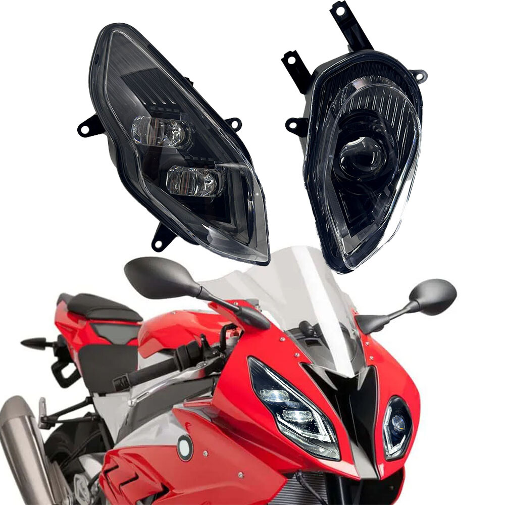 LED Headlight Lamp Head Light With Angel Eye For BMW S1000RR S