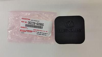 Genuine Lexus GX 2014 OEM 2 Inch Tow Hitch Rubber Cover Plug