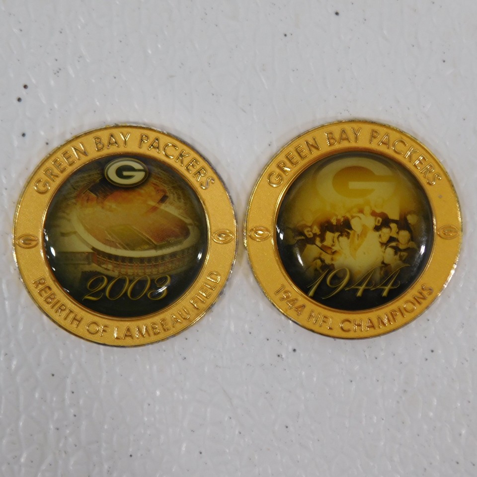 90 SEASONS GREEN BAY PACKERS 9 DECADES OF EXCELLENCE MEDALLION
