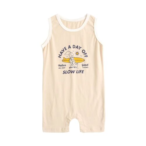 Sanlutoz Summer Baby Boy Romper Short Sleeve Cartoon Outfit (156) - Picture 8 of 8