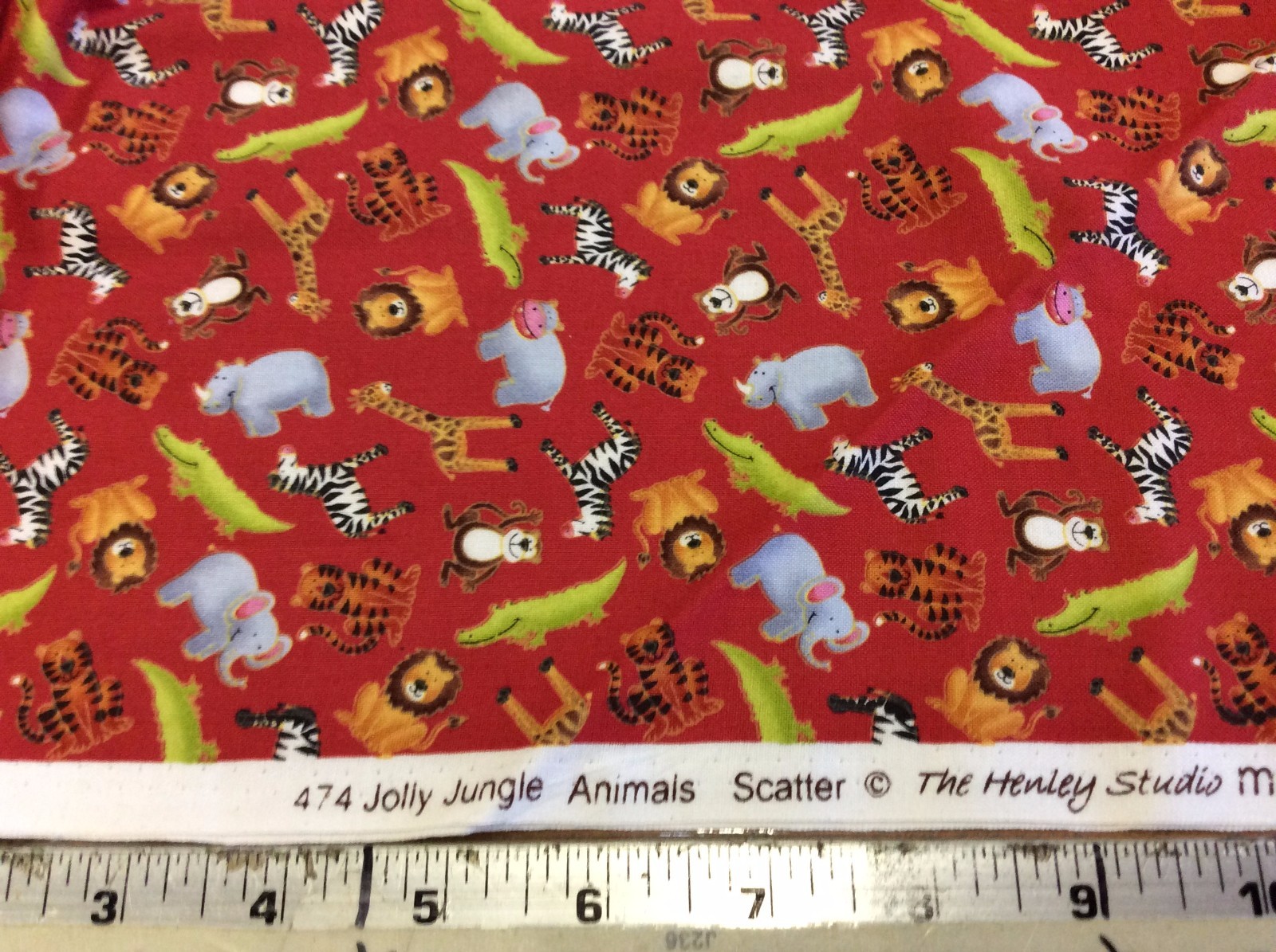 MAKOWERJOLLY JUNGLE 474R ANIMALS SCATTER BY THE YARD eBay