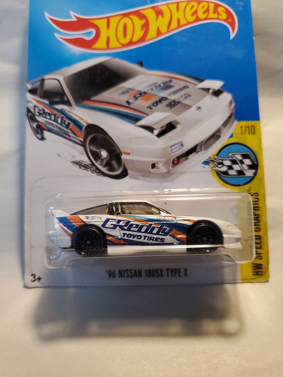 Hot Wheels HW Speed Graphics 1/10 (2015) White '96 Nissan 180SX