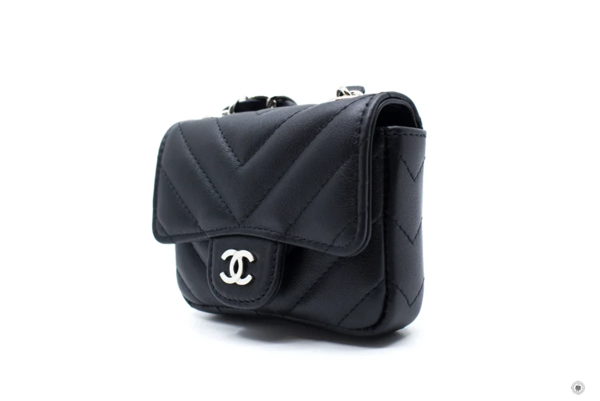 NEW Chanel AP2305B07199 Classic Belt Bag Black / 94305 Calfskin