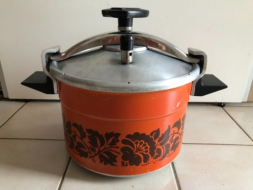 Superbe Cocotte Minute Décor Floral SEB 8 L Aluminium Gaz