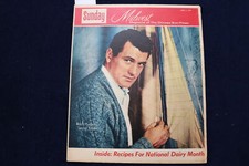 1957 JUNE 2 CHICAGO SUN-TIMES MIDWEST MAGAZINE - ROCK HUDSON COVER - E 23338
