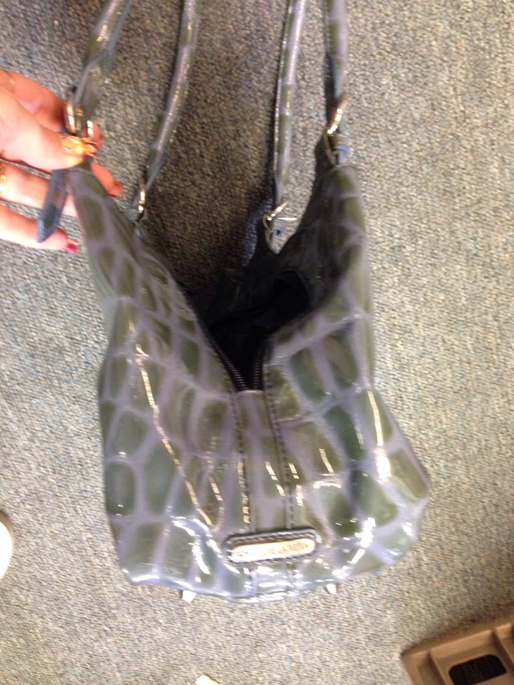 Sac à Main Charlie Lapson Gris - Taille Medium, Occasion, Marque De Créateur