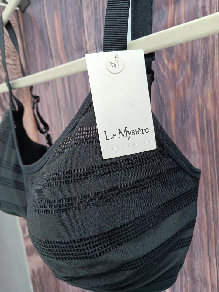 Женский спортивный бюстгальтер Le Mystere Цвет черный Активный баланс 30G На косточках 7-AA7 - Изображение 4 из 4