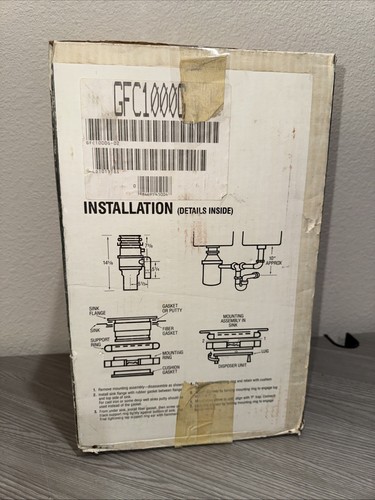 GE Disposal 1000 Garbage Disposal 3/4 Horsepower. New - Picture 3 of 4