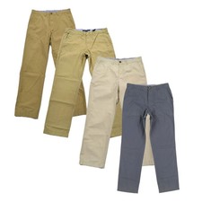 Tommy Hilfiger Mens Chino Pants Classic Fit Slacks Bottoms Casual Flat Front New