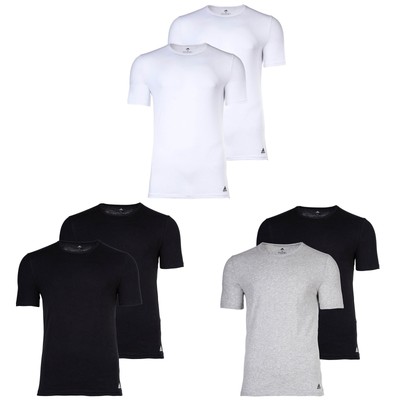 adidas Herren T-Shirt, 2er Pack - Active Flex Cotton, Rundhals, Crew Neck, un...