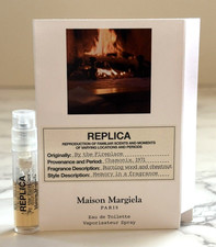 Maison Martin Margiela Replica By The Fireplace Unisex EDT Sample 1.2ml/.04oz