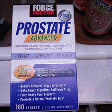 Force Factor Prostate Support Supplement - 180 Tablets