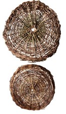 Natural Trumpet Vine Rustic Wicker Basket Tray/set - 0 Shipping For 20